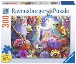 RAVENSBURGER CASSE-TÊTE 300 PIÈCES - LARGES PIÈCES ADULTE - HULULEMENTS DANS LA NUIT #17466
